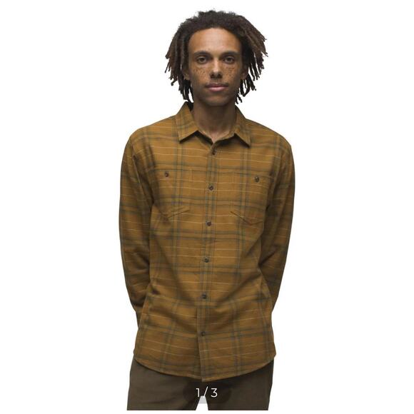 PrAna Dolberg Flannel Shirt - Picture 1 of 4